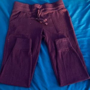 Sweatpants worn in a bit but still in good shape